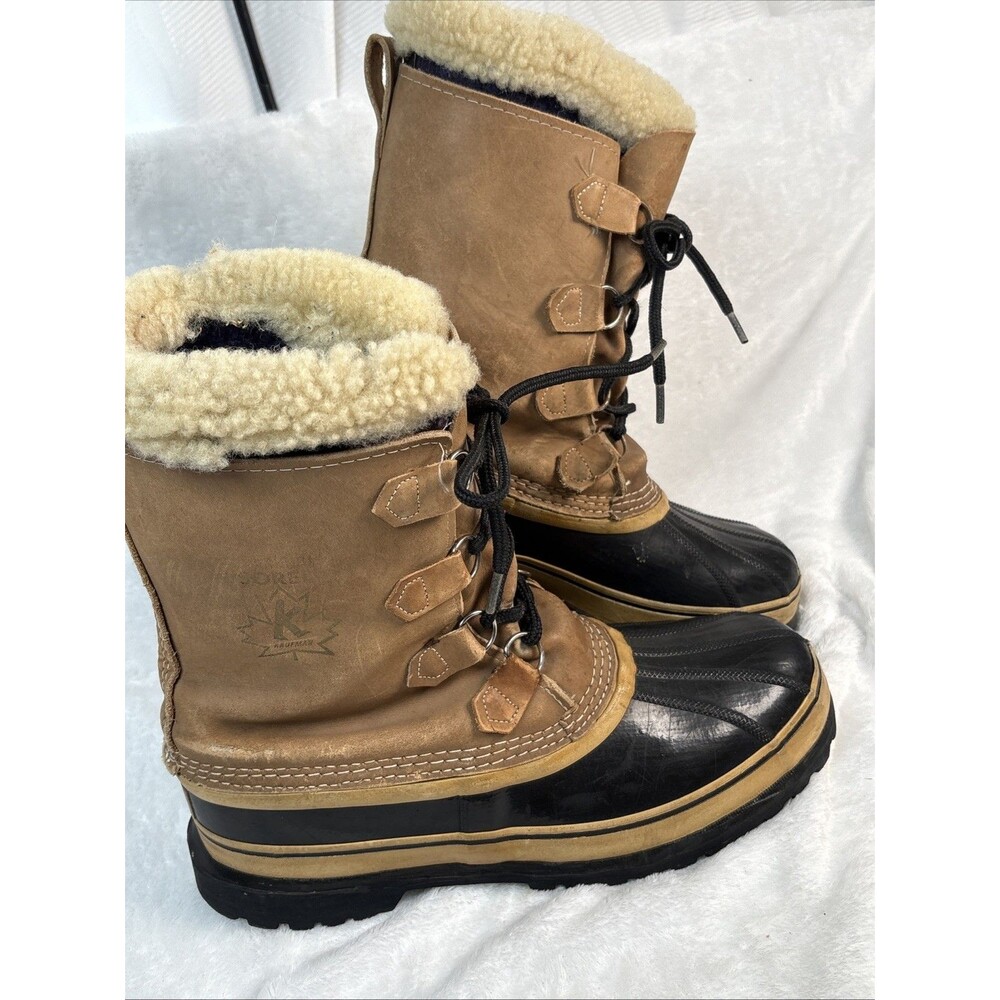 Sorel Caribou Winter Boots Men’s Size 13 Brown Waterproof Workwear Snow